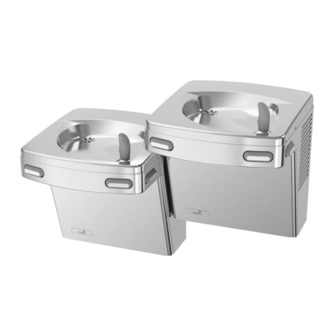 Oasis dubultā mehāniskā ūdens strūklaka pie sienas, modelis P8ACSLY